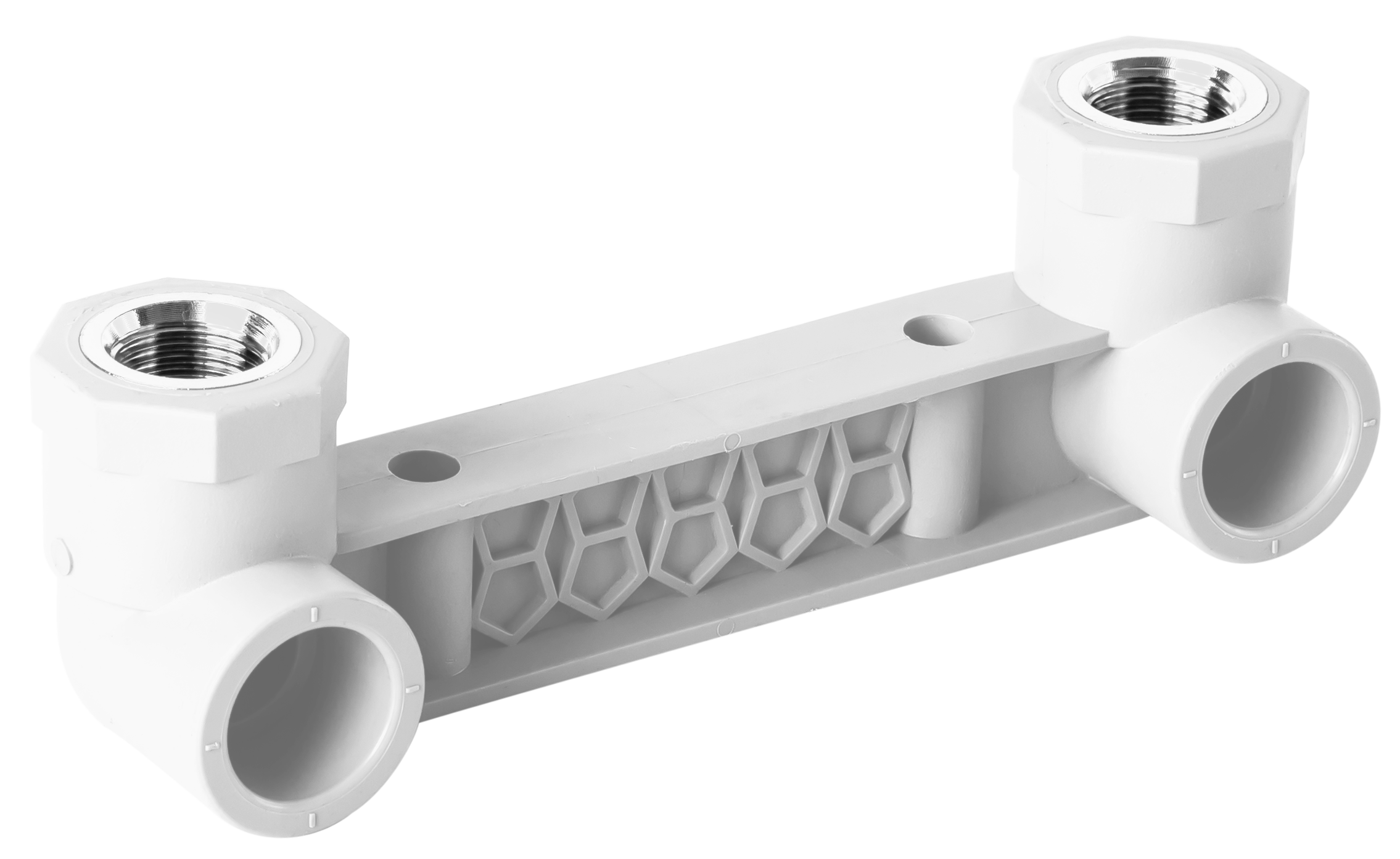 双联座内螺纹弯头