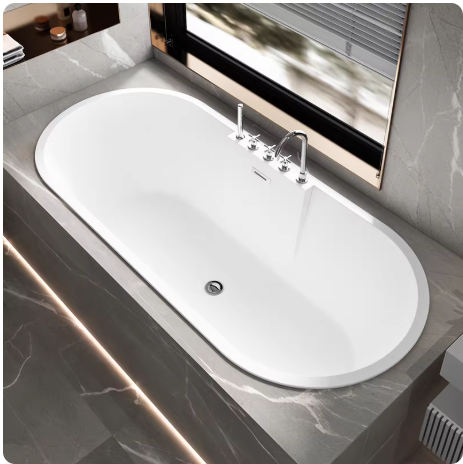 嵌入式椭圆形浴缸