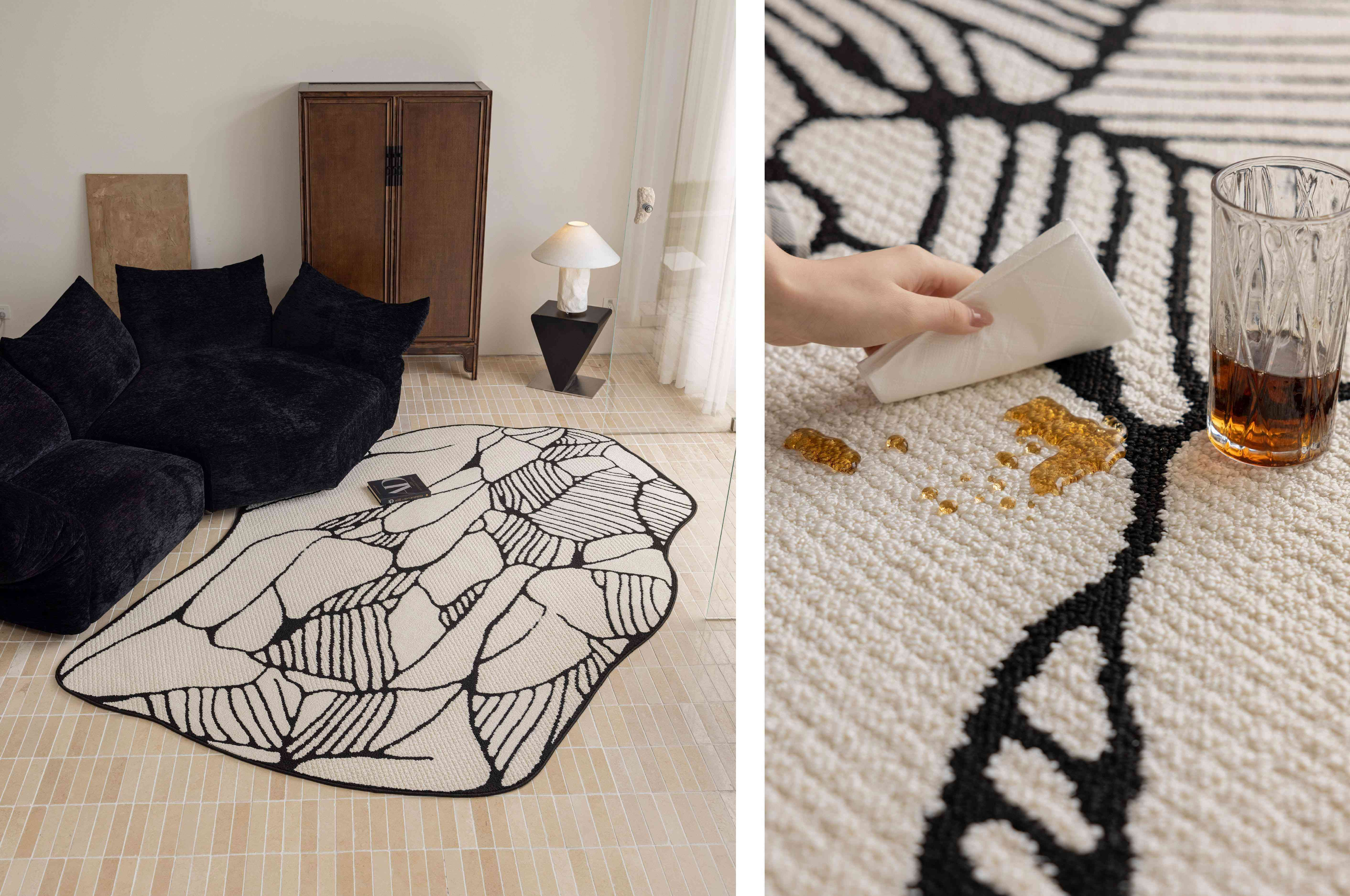 3D立体视觉深渊错觉地毯 120x160cm