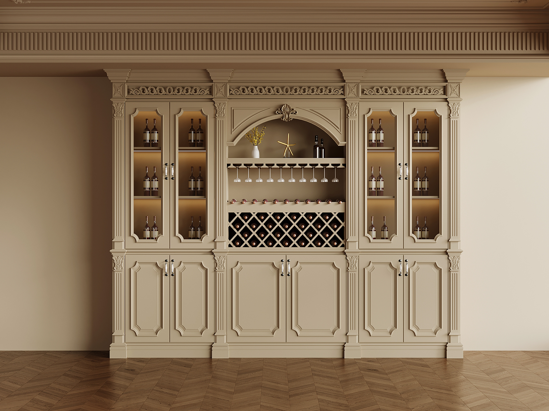 欧式酒柜