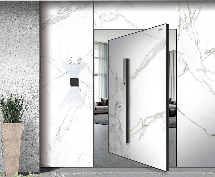 高端岩板入户门