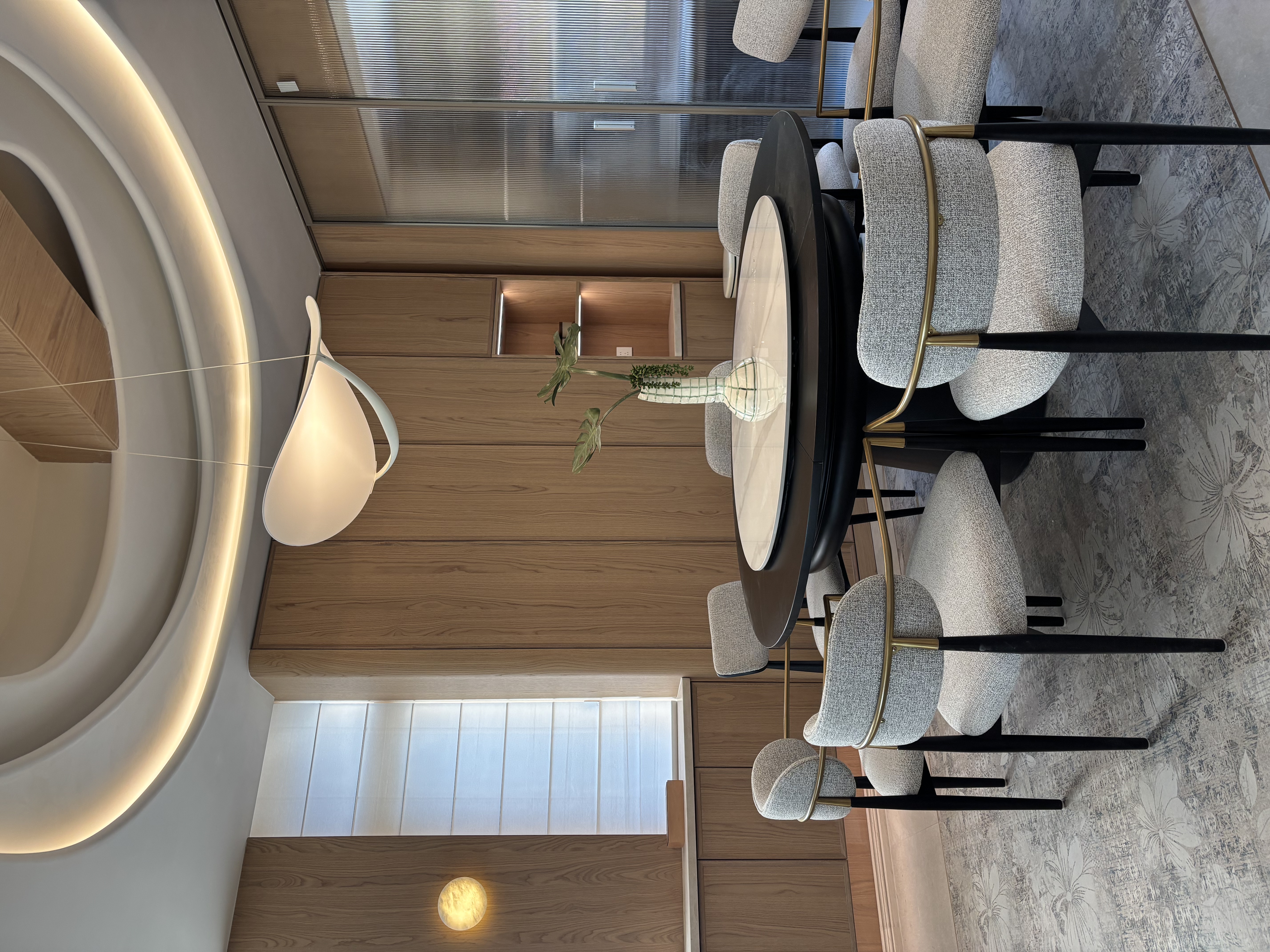 现代轻奢整屋木饰面定制系统