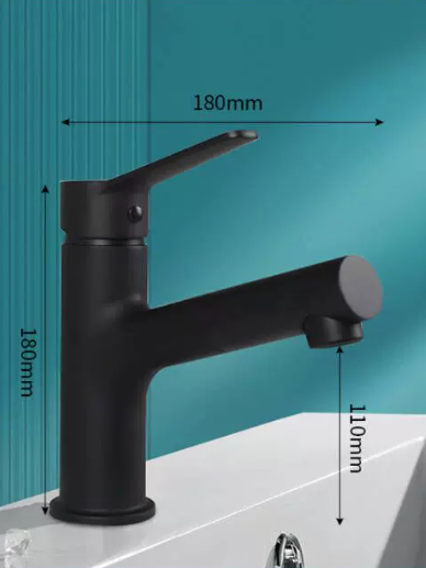 抽拉龙头单孔冷热二合一厕所浴室洗漱台面盆水龙头