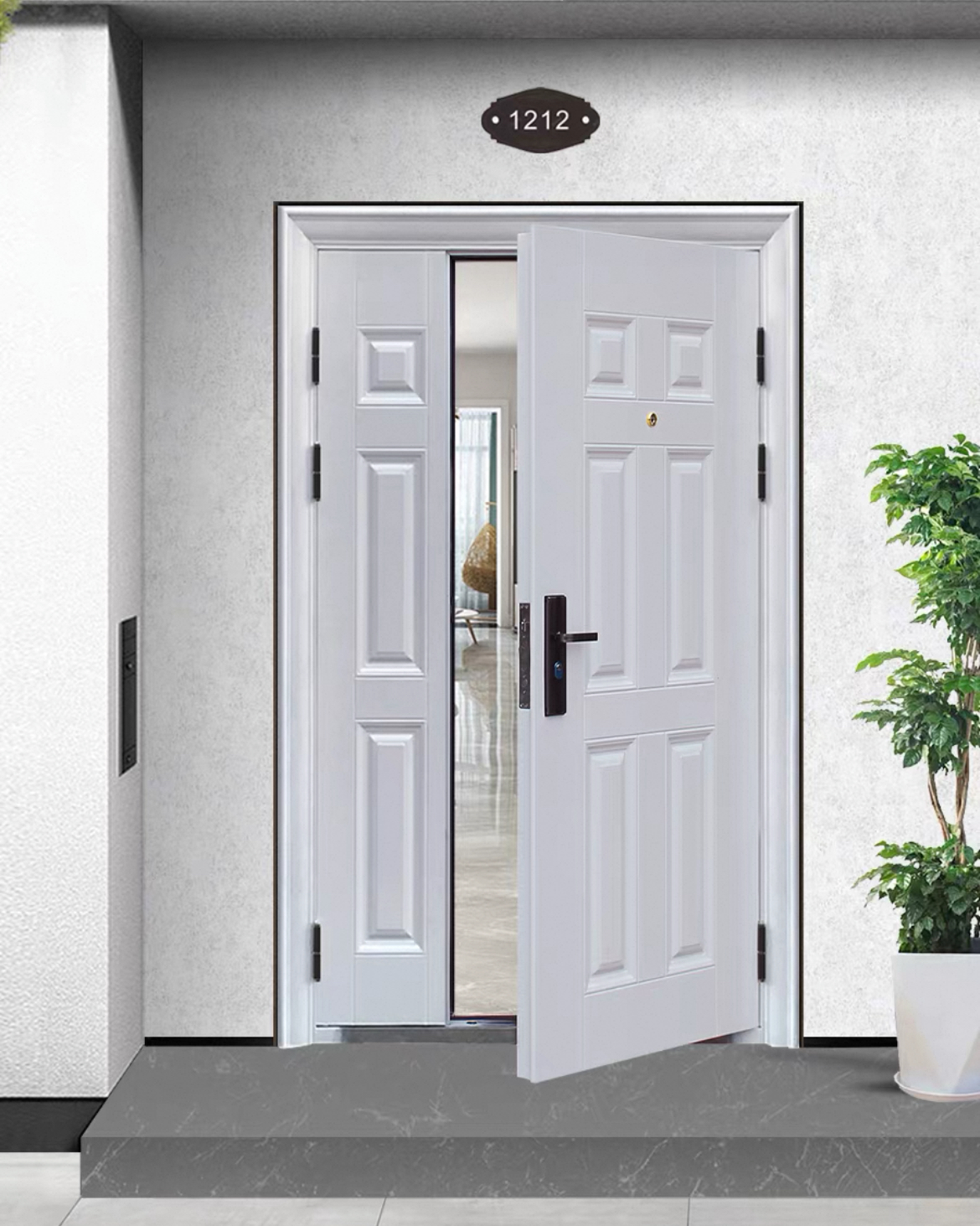 轻奢岩板室内门