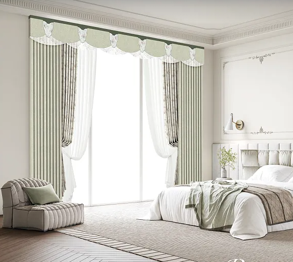 北欧风格印花窗帘