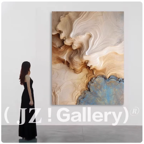 《骥途》现代简约玄关挂画