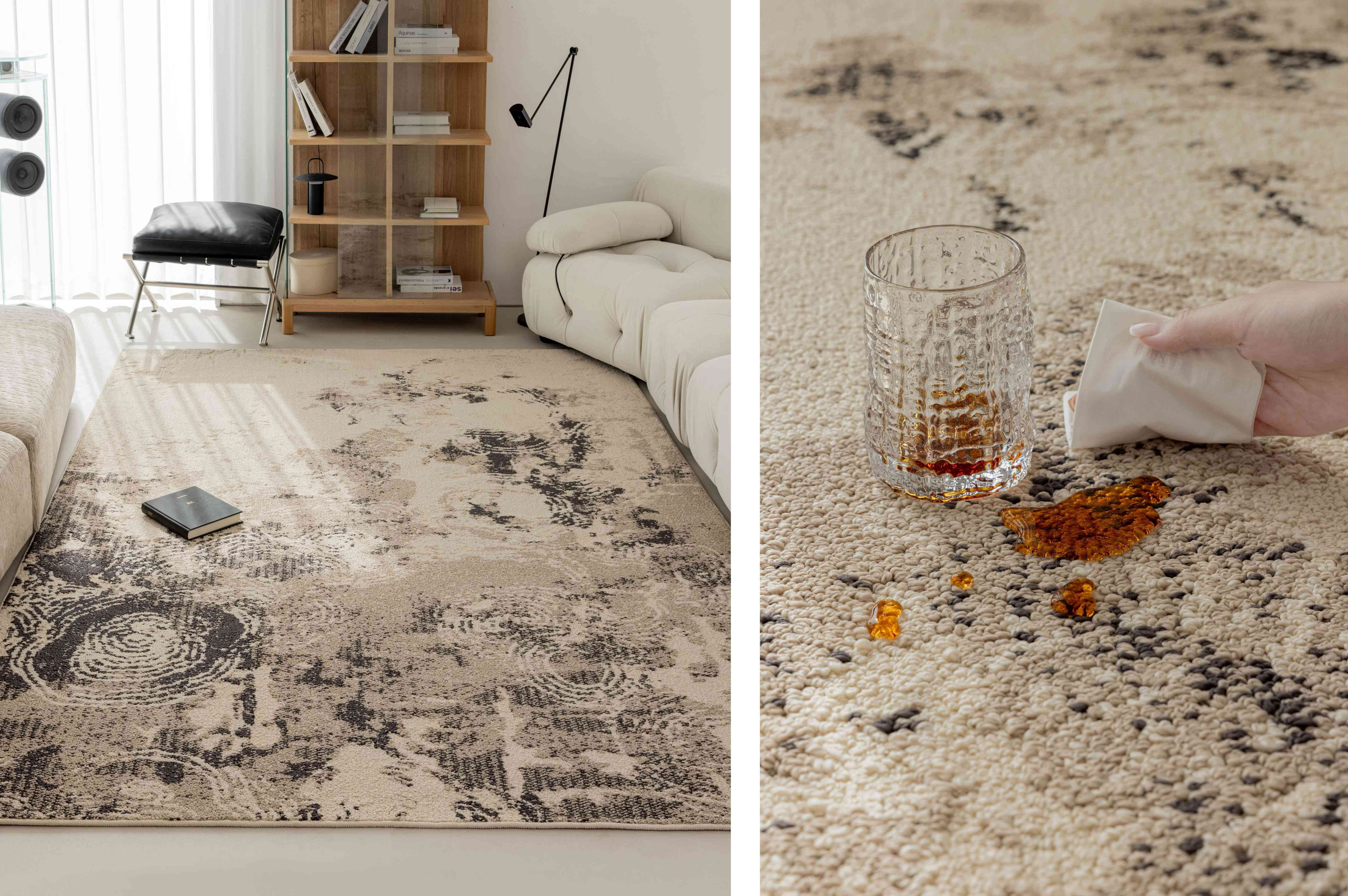 复古做旧工业风长方形防水地毯