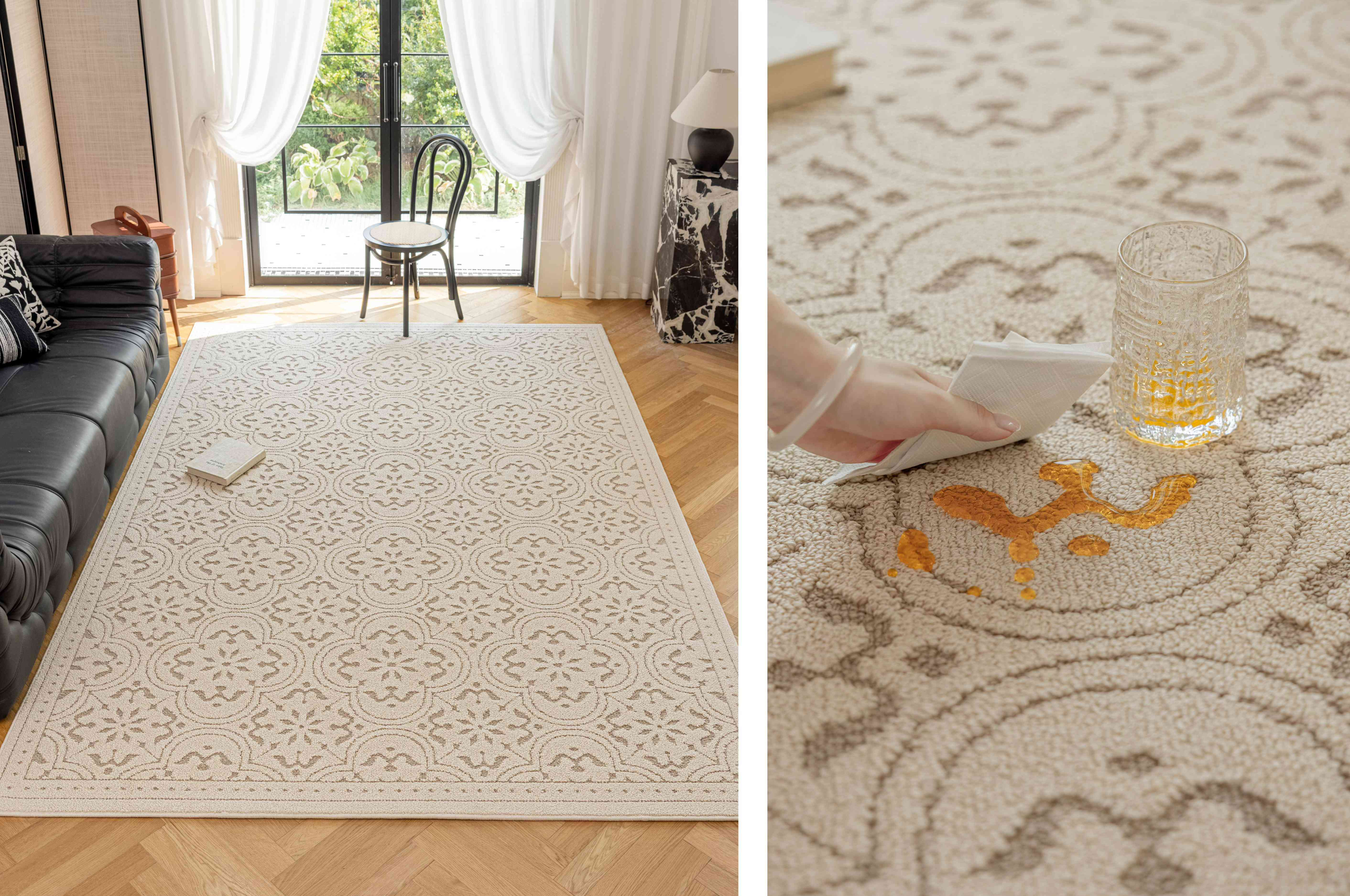 走廊过道深蓝几何长条地毯 60x300cm