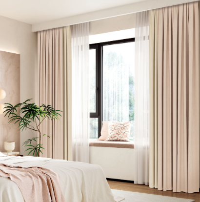 现代轻奢丝绒窗帘