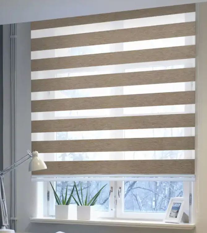 简欧风格斑马帘