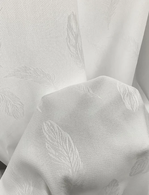 新中式风格提花纱纱帘