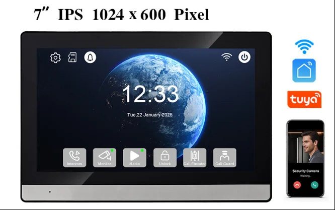 IP 7英寸室内监视器 IPS